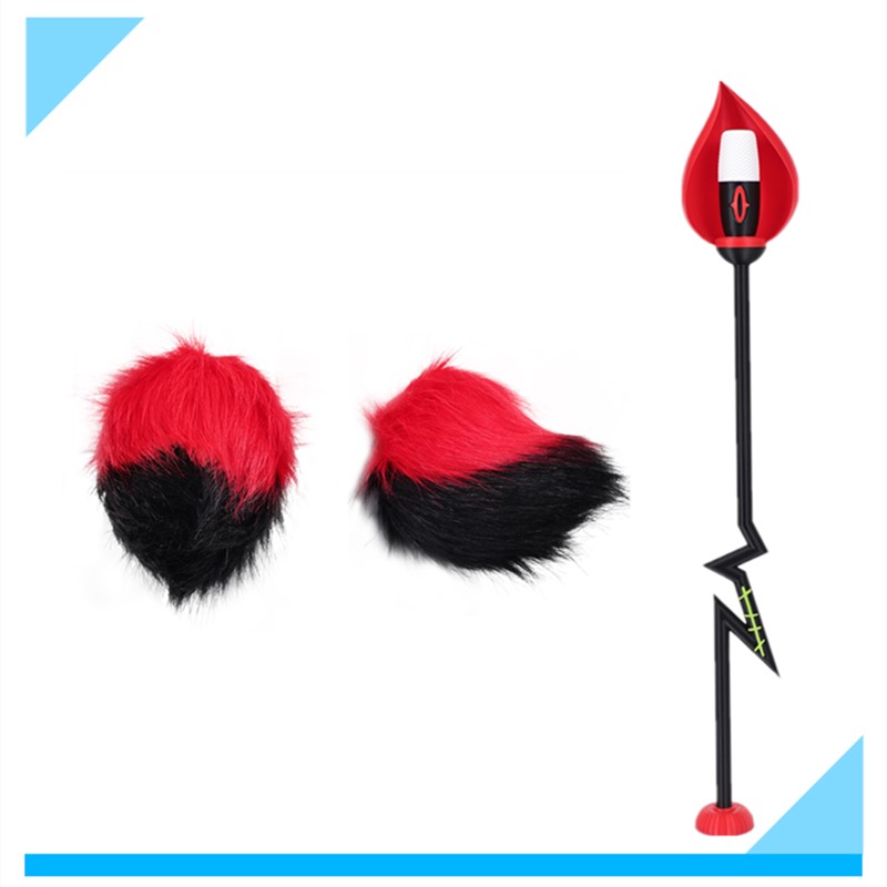 Magic Tricks - Alastor-accesorios de bastón con micrófono para