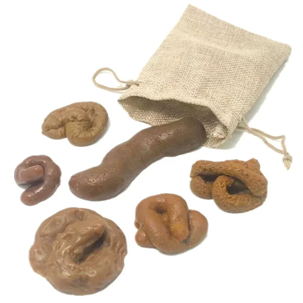Fake Poop Gag Gift - 6 uds. De bromas realistas de