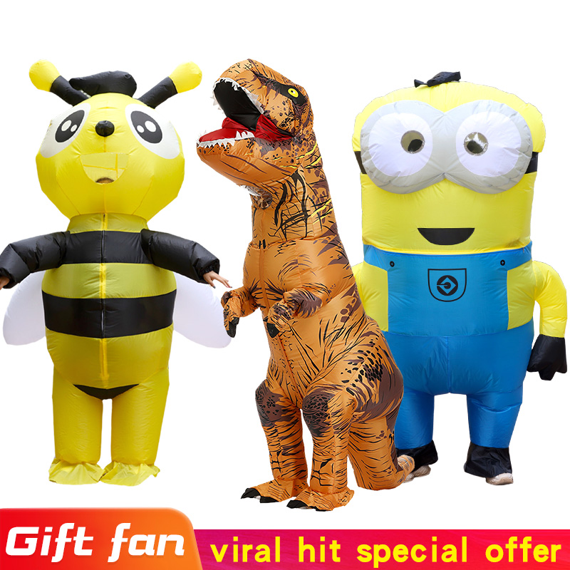 Inflatable Dinosaur Costume Adult - Disfraz Inflable de Ratón para Hombre