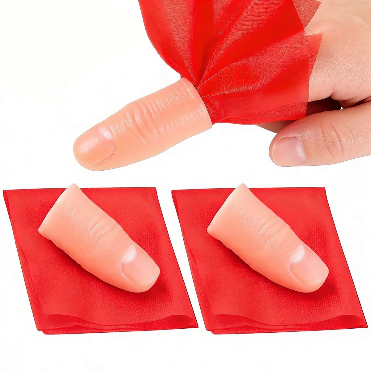 Thumb Tip Magic Trick Set - Set de 3 Accesorios para Magia