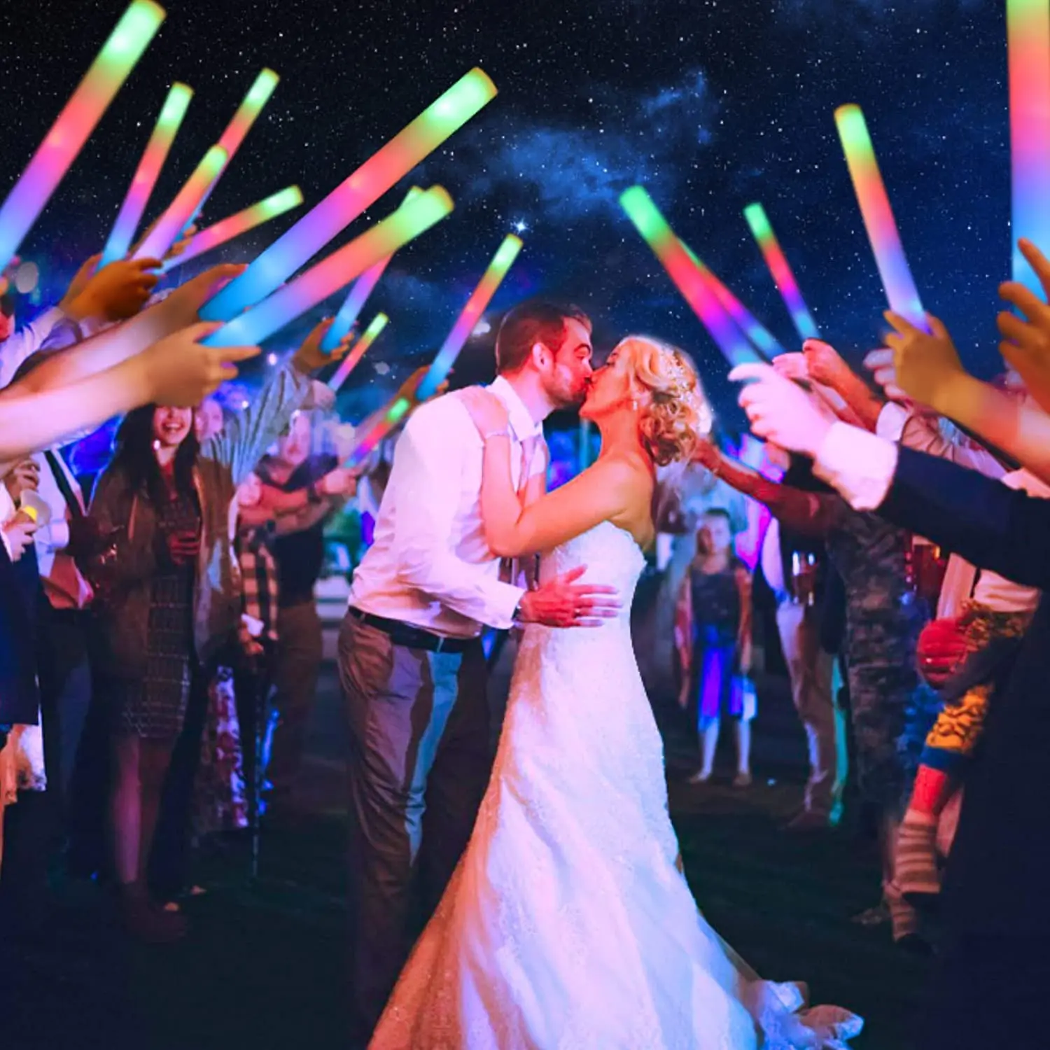 Flashing Led Foam Sticks Party - Barras luminosas LED, barras de espuma