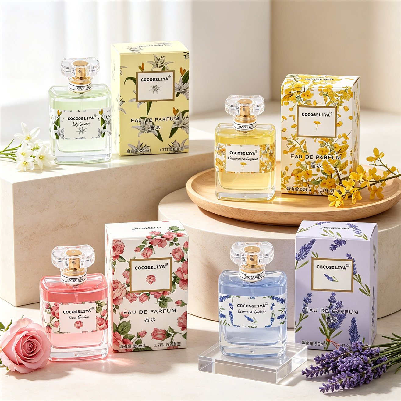 Novelty Gifts - Perfume COCOSILIYA para Mujer, 1.7oz X