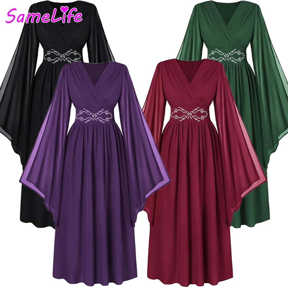 Medieval Renaissance Dress Women - Vestido de princesa medieval al por