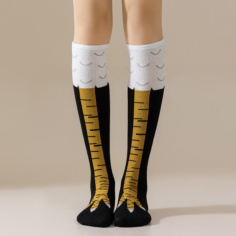1/2paris hombres divertidos ca - Funny Chicken Leg Socks reseña y precio