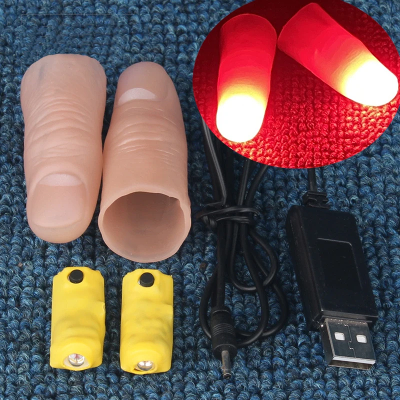 Juego de pares de luces profes - Thumb Tip Magic Trick Set reseña y precio