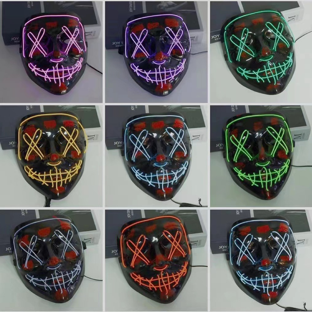 Máscaras de Halloween para hom - Led Purge Mask Halloween reseña y precio