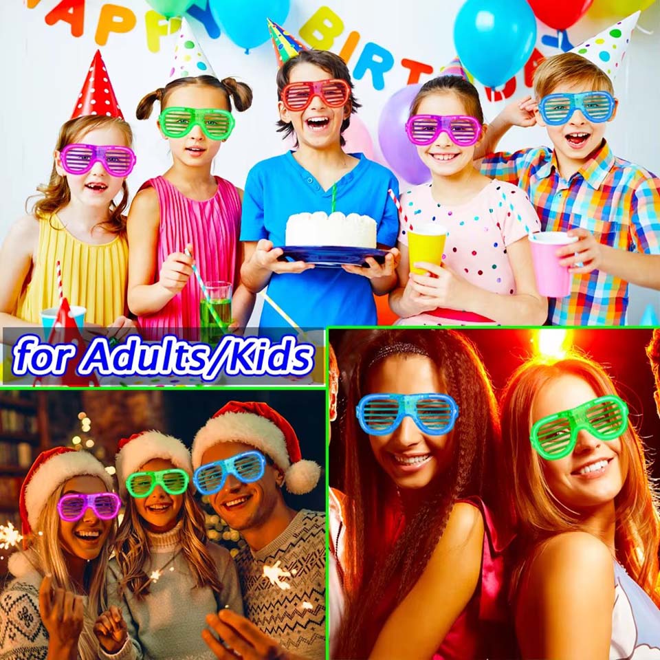 5-50 piezas de gafas LED lumin - Glow In The Dark Party Glasses reseña y precio