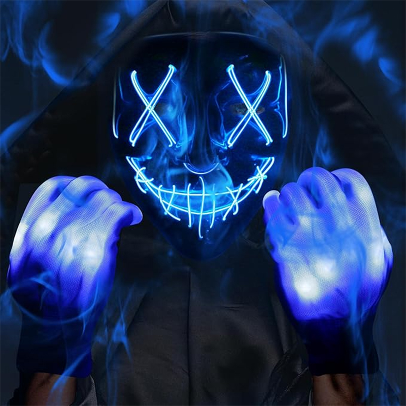 Luz LED Halloween La Purga Más - Led Purge Mask Halloween reseña y precio