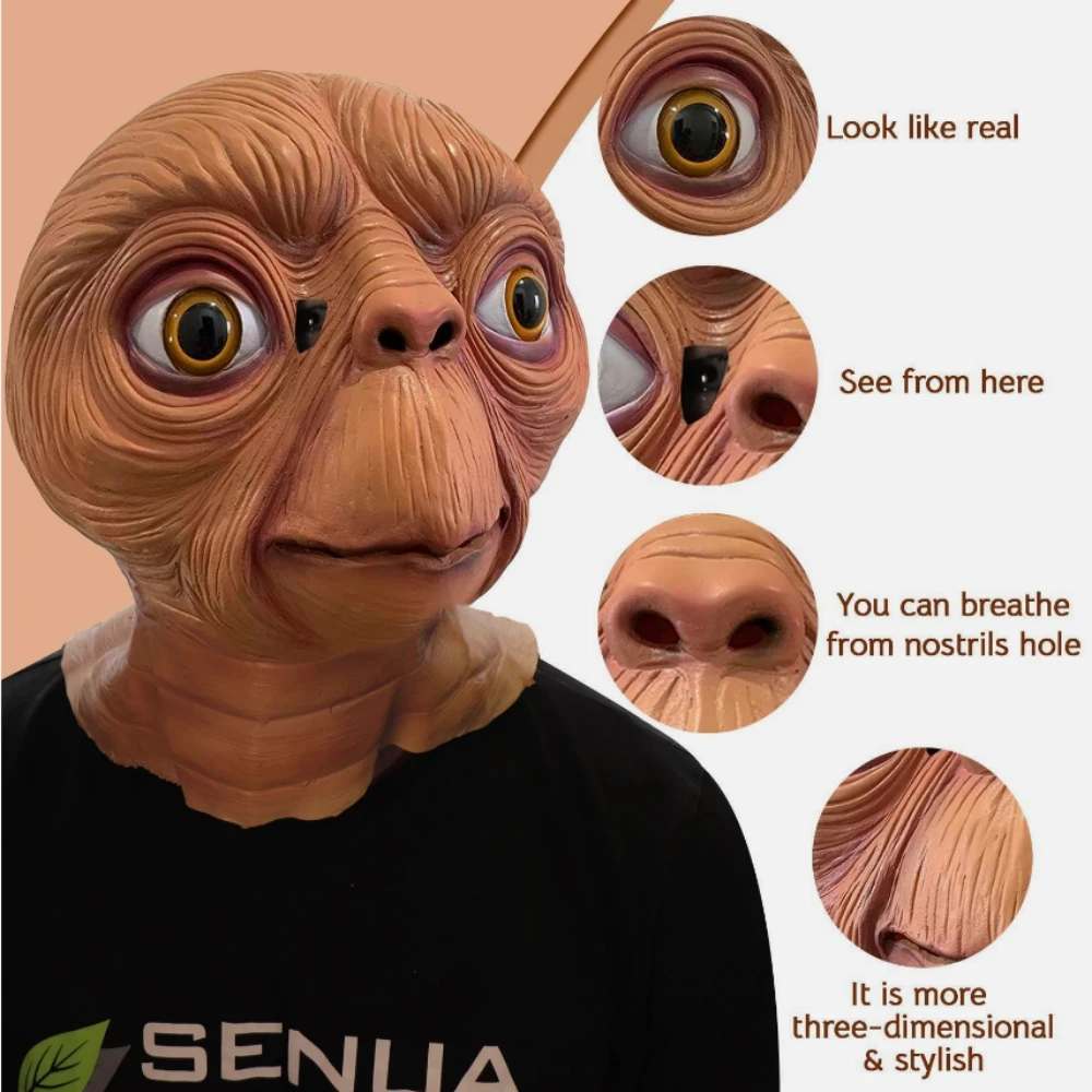 Realista ET Alien Látex Máscar - Latex Alien Mask Realistic reseña y precio