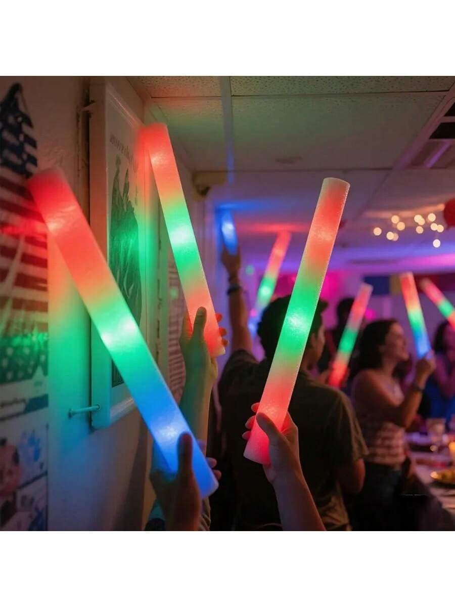 Barras de espuma luminosas vib - Flashing Led Foam Sticks Party reseña y precio