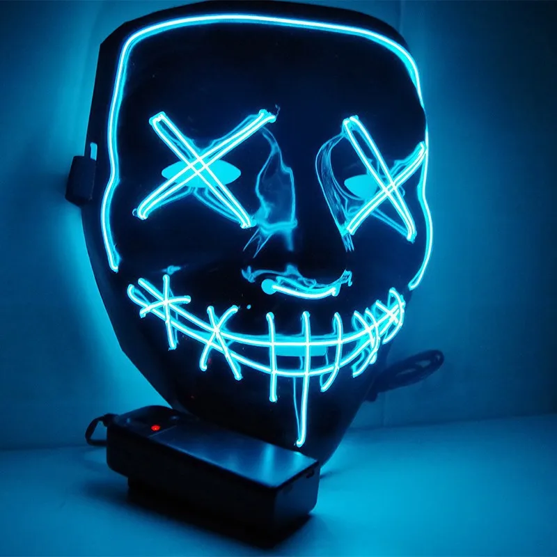 Máscara de purga luminosa LED  - Led Purge Mask Halloween reseña y precio