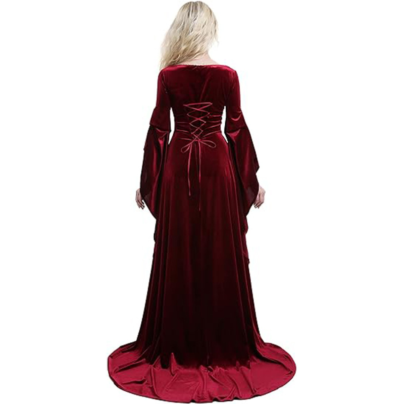 Vestido Medieval para mujer, d - Medieval Renaissance Dress Women reseña y precio
