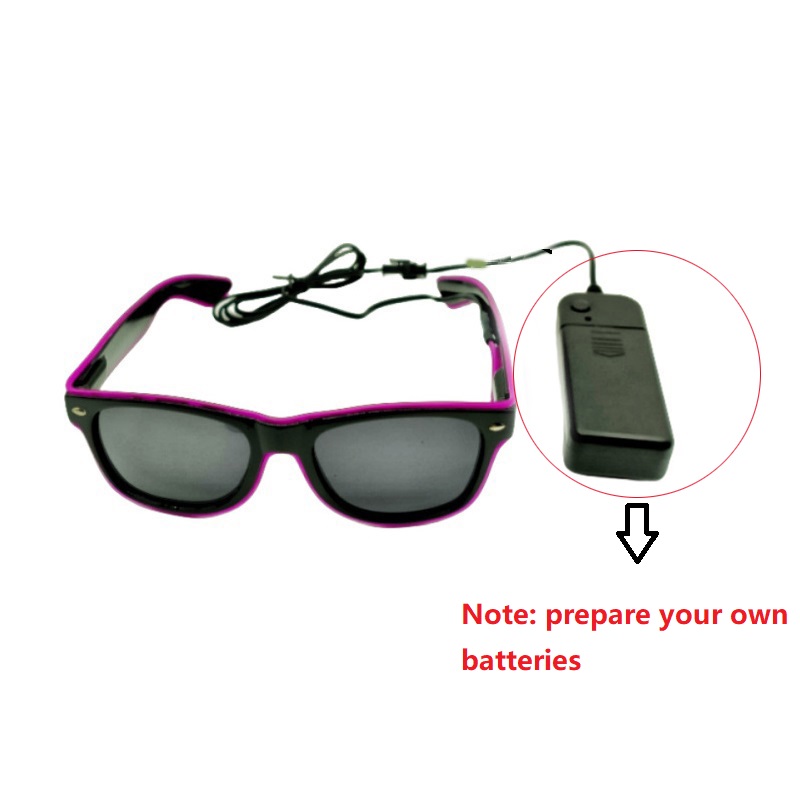 Nuevas gafas Led con luces par - Glow In The Dark Party Glasses reseña y precio