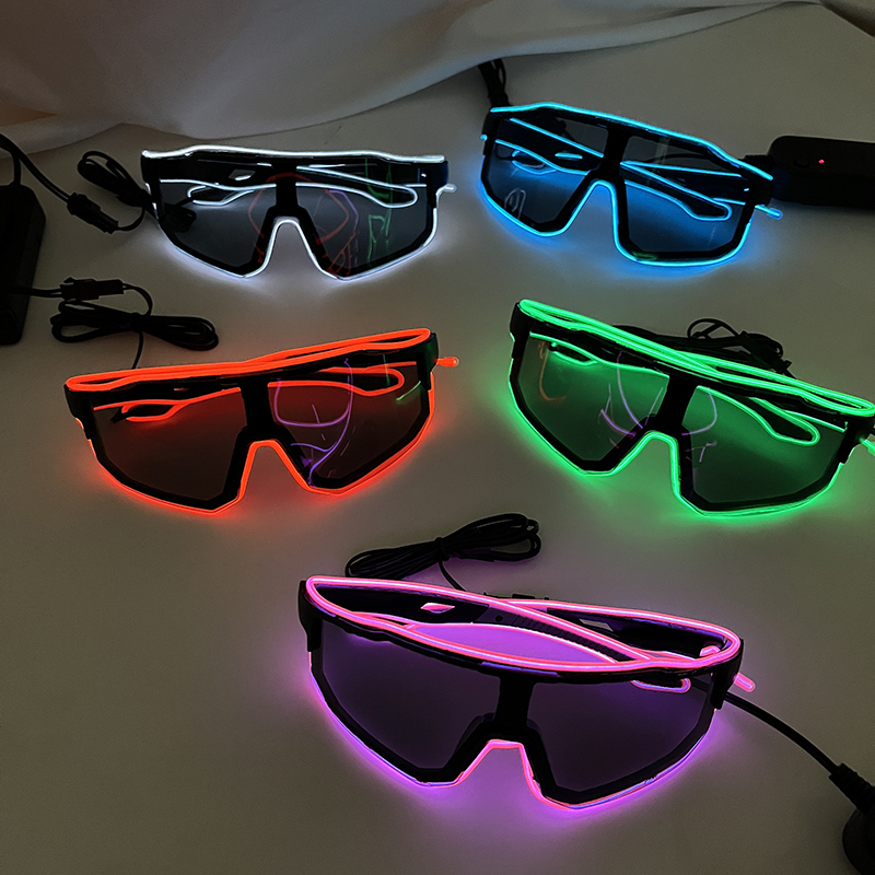 Gafas LED a prueba de viento c - Glow In The Dark Party Glasses reseña y precio