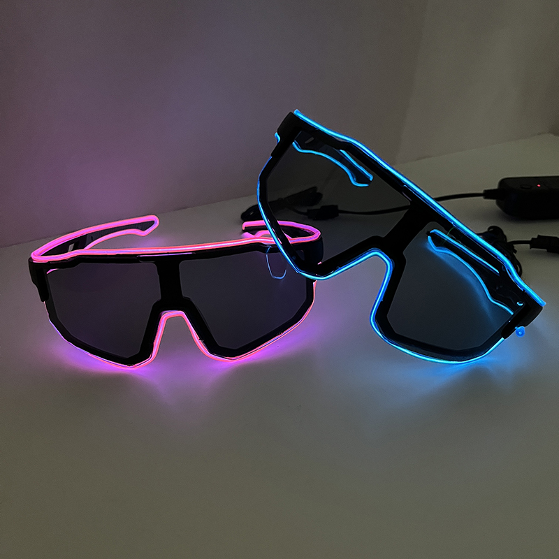 Gafas LED a prueba de viento c - Glow In The Dark Party Glasses reseña y precio