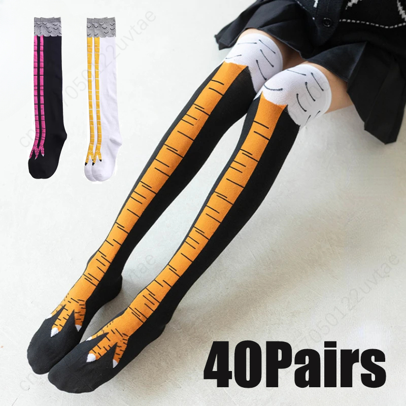 Calcetines hasta la rodilla de - Funny Chicken Leg Socks reseña y precio