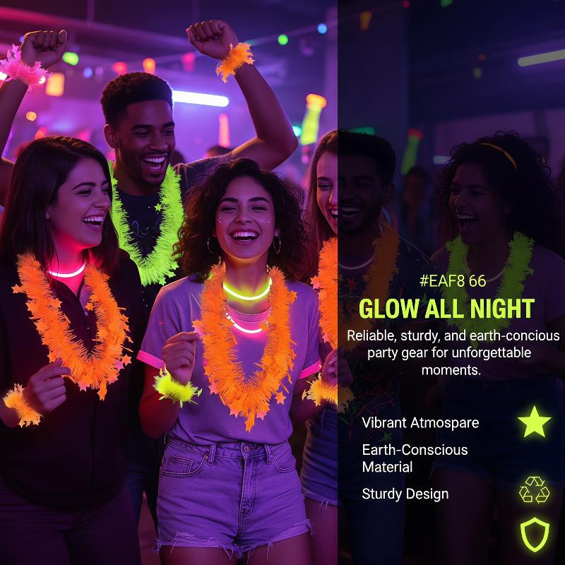 Set de collares de estrellas n - Glow In The Dark Party Glasses reseña y precio
