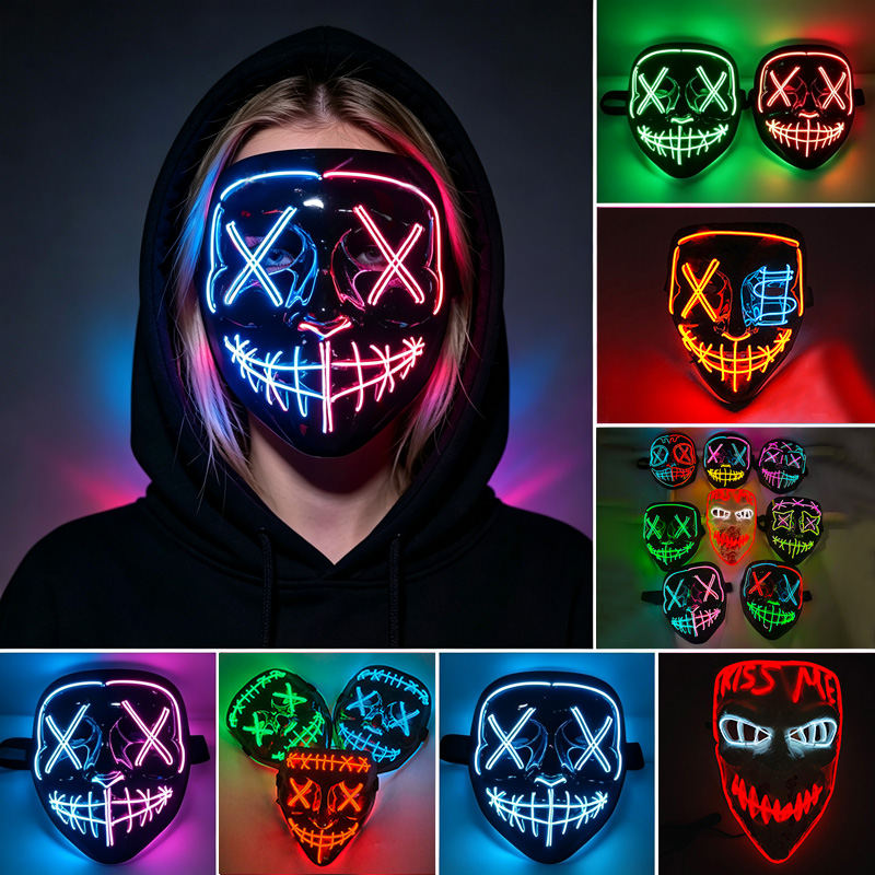 Personalización profesional Má - Led Purge Mask Halloween reseña y precio