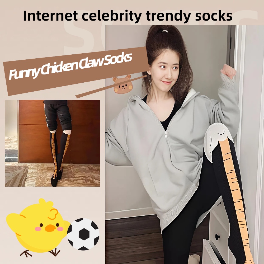 Calcetines Divertidos 3D con E - Funny Chicken Leg Socks reseña y precio