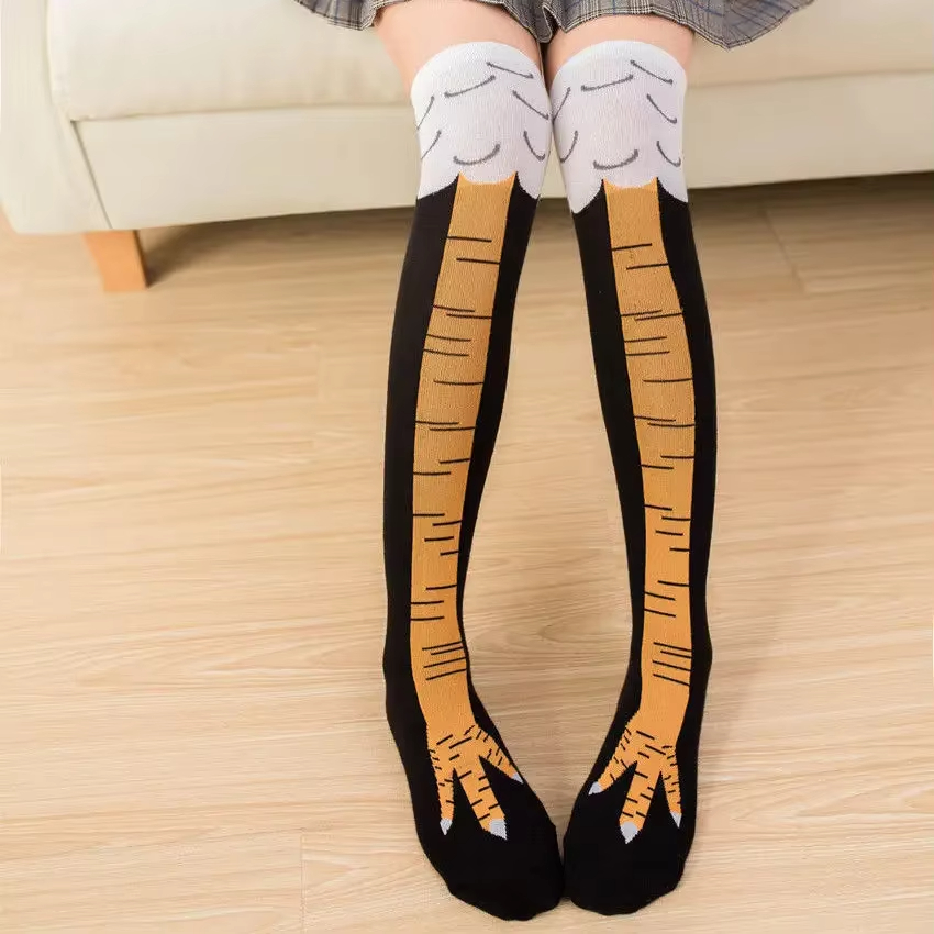 1/2/5 Pares de Calcetines Larg - Funny Chicken Leg Socks reseña y precio