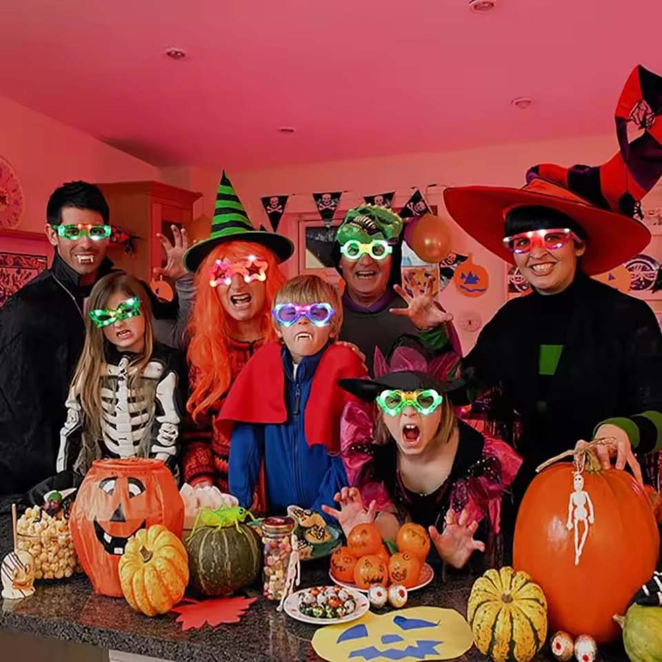 10/20/30/40/50 Uds. Gafas LED  - Glow In The Dark Party Glasses reseña y precio