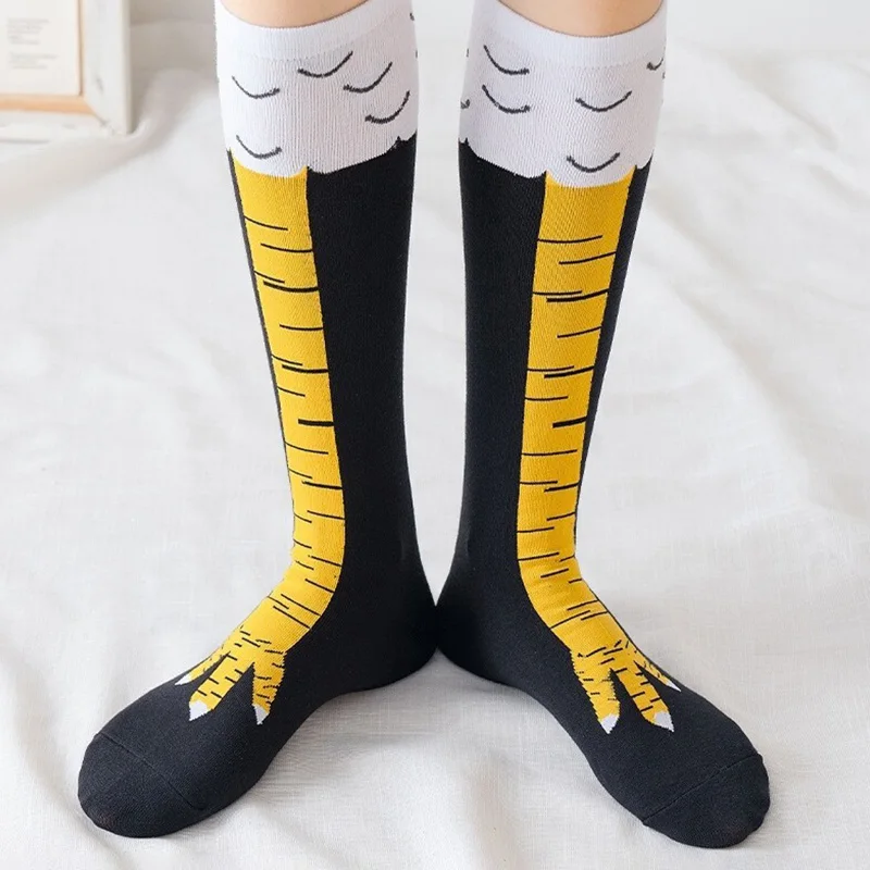 Divertidas Medias Largas de Co - Funny Chicken Leg Socks reseña y precio