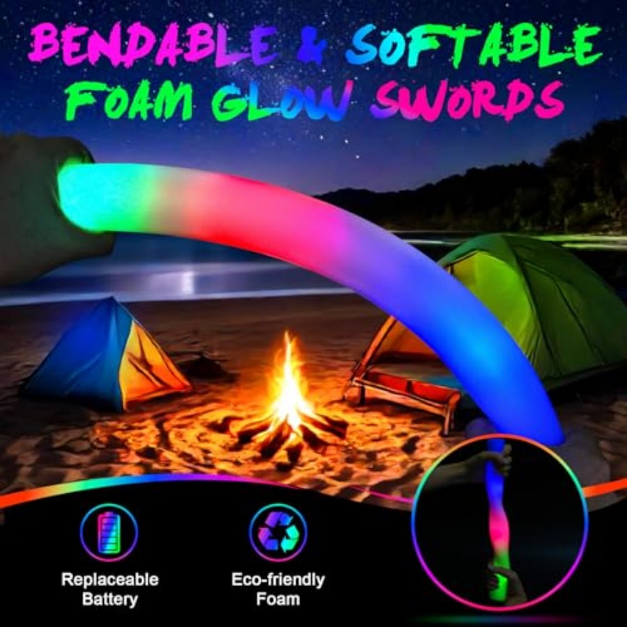 Paquete de Barras Luminosas de - Flashing Led Foam Sticks Party reseña y precio