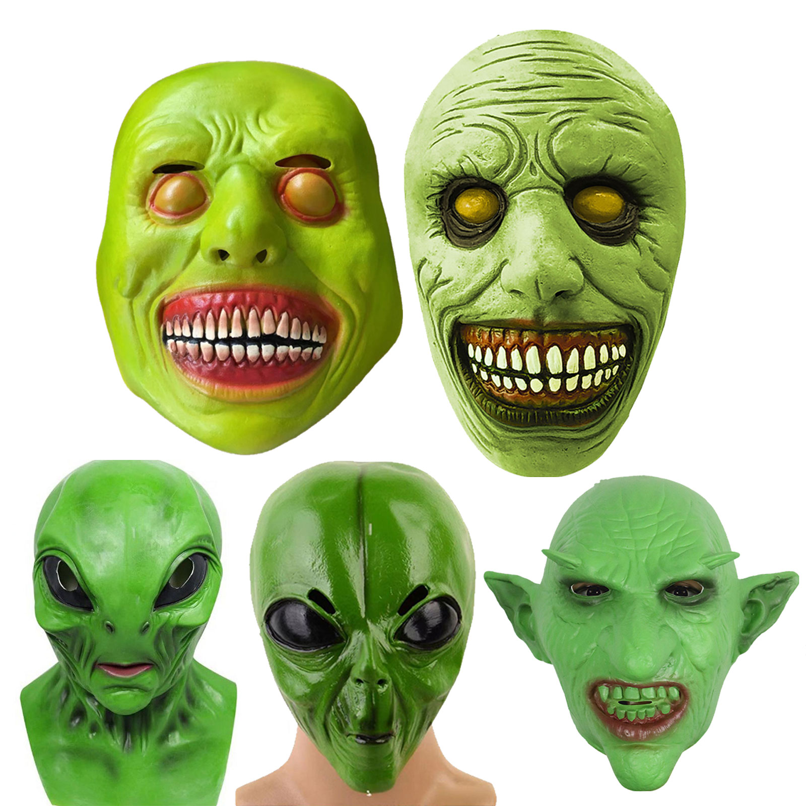 Máscara de alienígena de Hallo - Latex Alien Mask Realistic reseña y precio