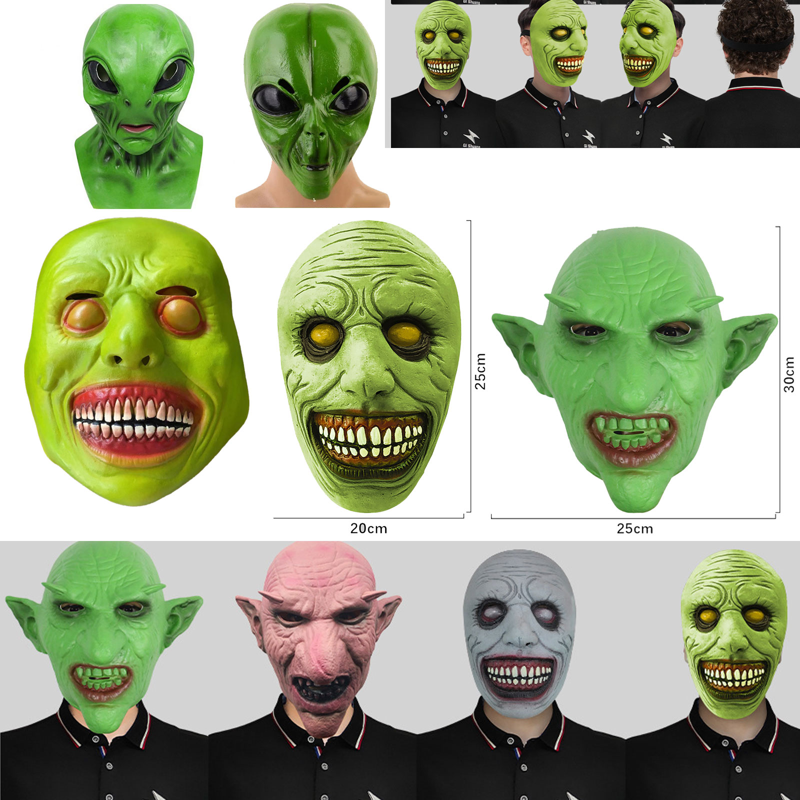 Máscara de alienígena de Hallo - Latex Alien Mask Realistic reseña y precio