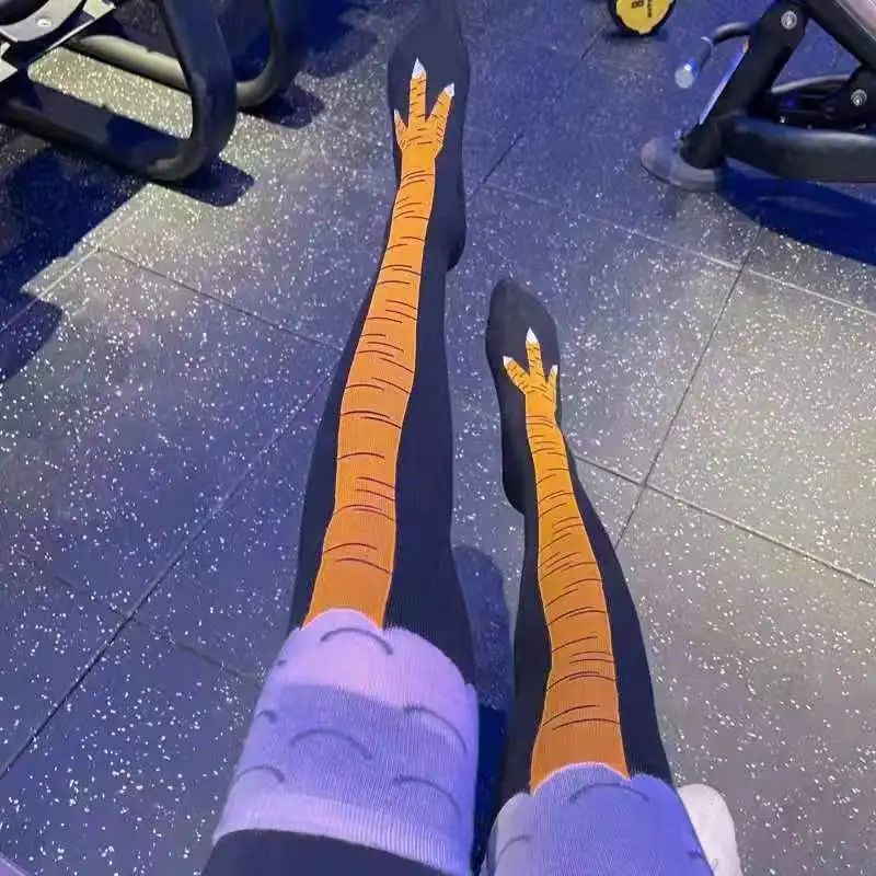 Calcetines de mujer a la moda  - Funny Chicken Leg Socks reseña y precio