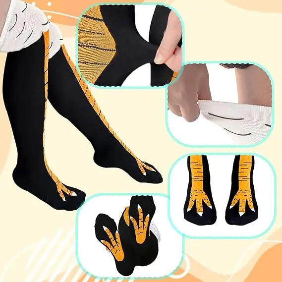 Calcetines de mujer a la moda  - Funny Chicken Leg Socks reseña y precio