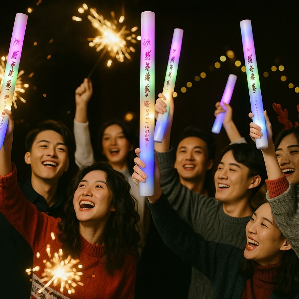 Accesorios de ambiente, barra  - Flashing Led Foam Sticks Party reseña y precio