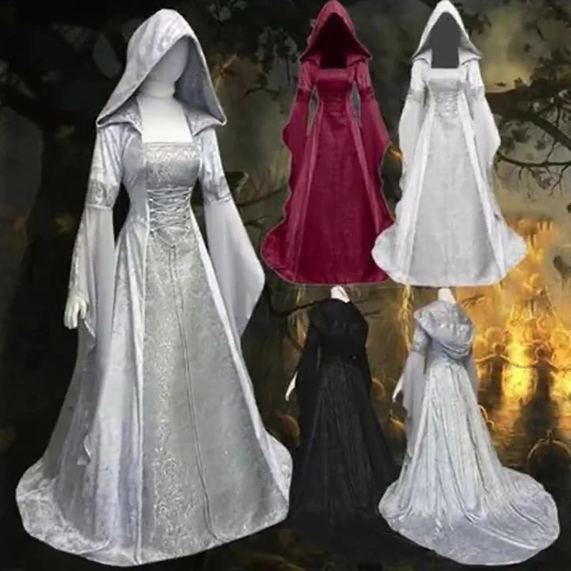 Vestido victoriano Medieval gó - Medieval Renaissance Dress Women reseña y precio