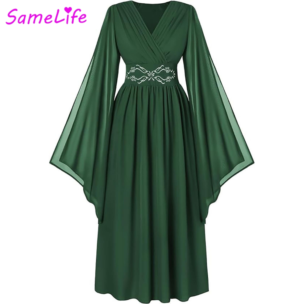 Vestido de princesa medieval a - Medieval Renaissance Dress Women reseña y precio