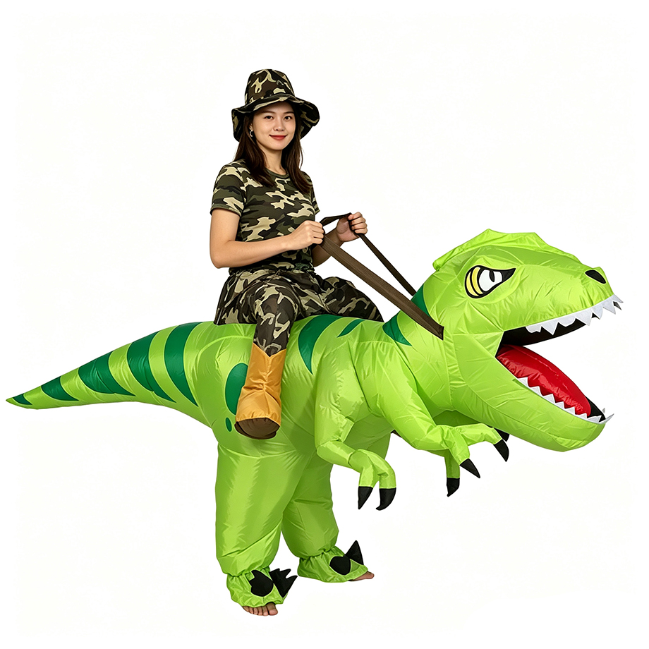 Disfraz Inflable de Dinosaurio - Inflatable Dinosaur Costume Adult reseña y precio