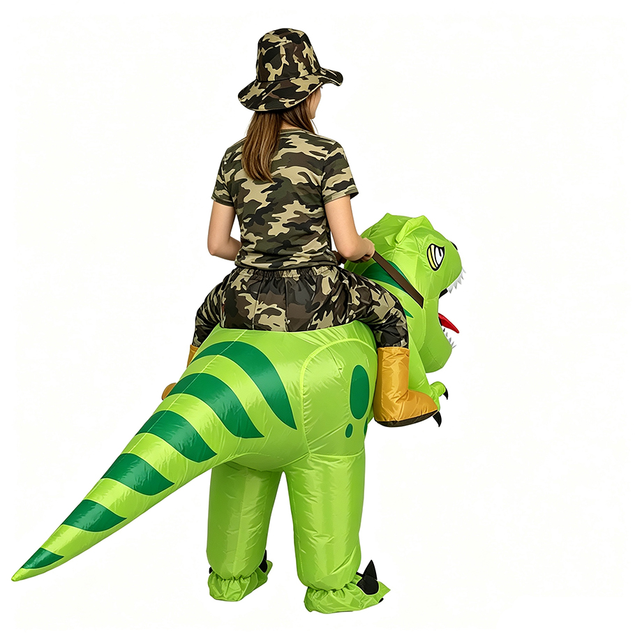 Disfraz Inflable de Dinosaurio - Inflatable Dinosaur Costume Adult reseña y precio