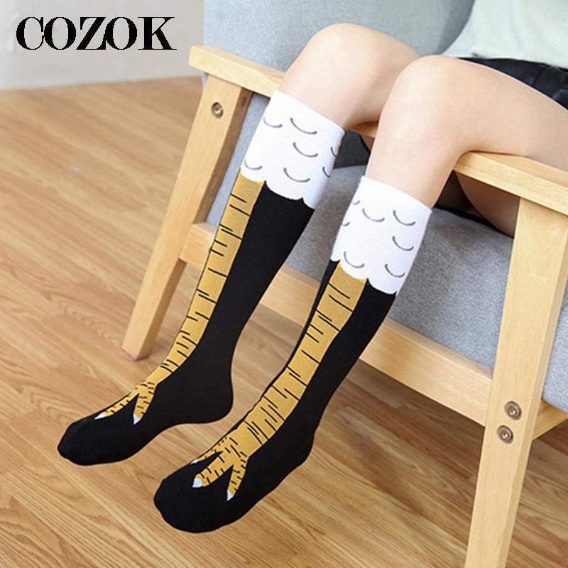 Calcetines hasta la rodilla pa - Funny Chicken Leg Socks reseña y precio