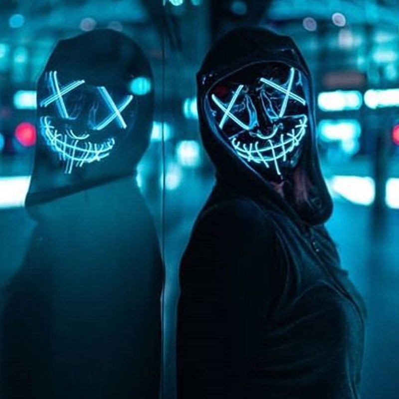 Máscara de purga iluminada de  - Led Purge Mask Halloween reseña y precio