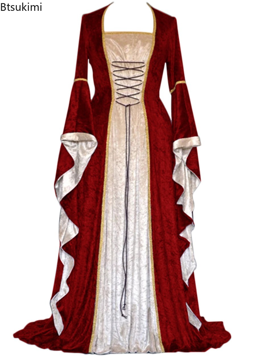 Vestido de Disfraz Medieval Re - Medieval Renaissance Dress Women reseña y precio
